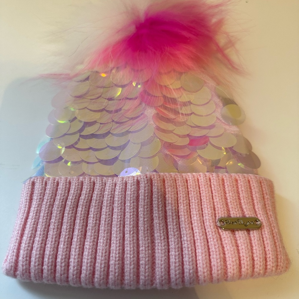 Bari Lynn Sequin Beanie Hat Toddlers